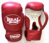 Перчатки боксерские Realsport 10 унций ES-0631
