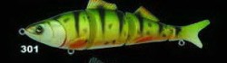 Воблер Siweida Jointed Perch 0-0,5м, 200мм, 91г цвет 301 (200JP-SS-301)