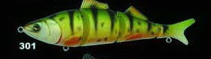Воблер Siweida Jointed Perch 0-0,5м, 200мм, 91г цвет 301 (200JP-SS-301)