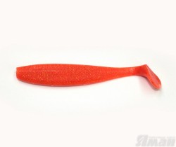 Виброхвост Yaman Sharky Shad, 4,5", цвет 03 - Carrot gold flake, 5 шт Y-SS45-03