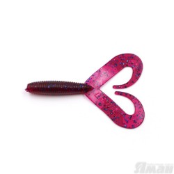 Твистер Yaman Loop-Two, 4", цвет 04 - Grape, 5 шт Y-LT4-04
