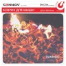 Коврик для мыши Sonnen FIRE, резина + ткань, 220х180х3 мм, 513292