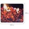 Коврик для мыши Sonnen FIRE, резина + ткань, 220х180х3 мм, 513292