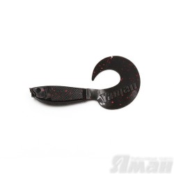 Твистер Yaman Mermaid Tail, 5" цвет 31 - Black Red Flake, 5 шт Y-MT5-31