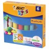 Пластилин мягкий BIC Kids 6 цветов 60 г 947712