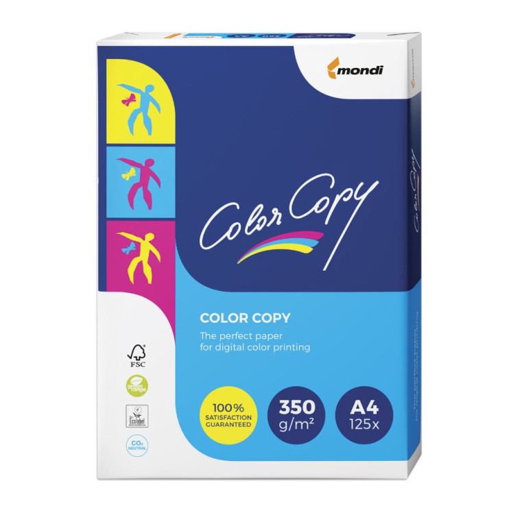 Бумага для цветной лазерной печати Color Copy А4, 350 г/м2, 125 листов