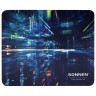 Коврик для мыши Sonnen SINGULARITY, резина + ткань, 220х180х3 мм, 513293