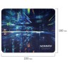 Коврик для мыши Sonnen SINGULARITY, резина + ткань, 220х180х3 мм, 513293