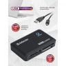 Картридер Defender OPTIMUS USB 2.0, порты SD/MMC, TF, M2, MC, CF, XD, 83501, 511271