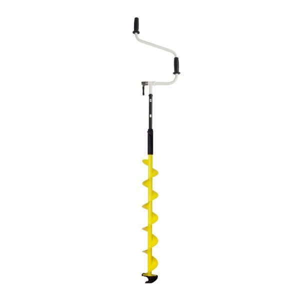 Ледобур Iceberg-Euro 130(R)-1300 v2.0 двуручный, телескопический, правый, полукруглые ножи