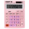 Калькулятор настольный Staff STF-1808-PK 8 разрядов 250468