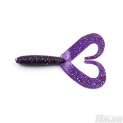 Твистер Yaman Loop-Two, 5", цвет 08 - Violet, 5 шт Y-LT5-08