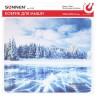 Коврик для мыши Sonnen WINTER, резина + ткань, 260х220х3 мм, 513295
