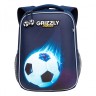 Ранец Grizzly анатомический, облегченный, FOOTBALL, 37х26х16 см, RAw-397-3/1