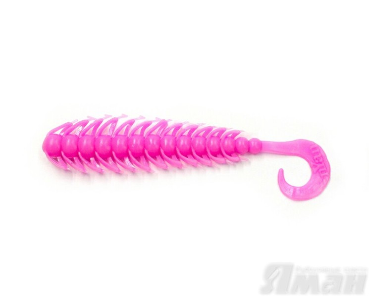Твистер Yaman Ruff, 4", цвет 11 - Pink, 5 шт Y-R4-11