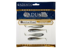 Виброхвост Adusta Penta shad 4" цвет 102 Tennessee Shad, 6 шт