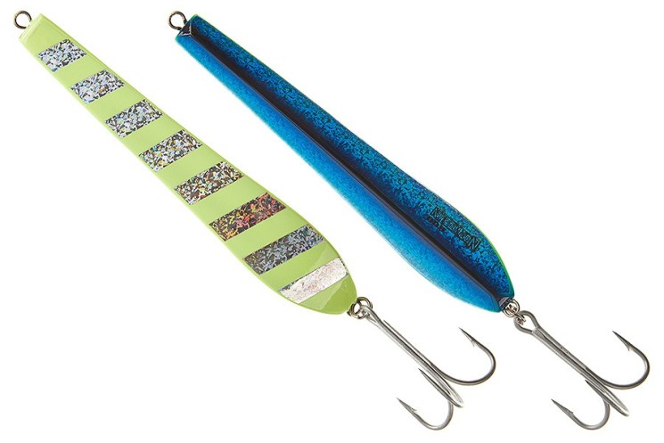 Пилькер Asari Norwegian 600г цвет 02 Silver Blue (Lumo Zebra)