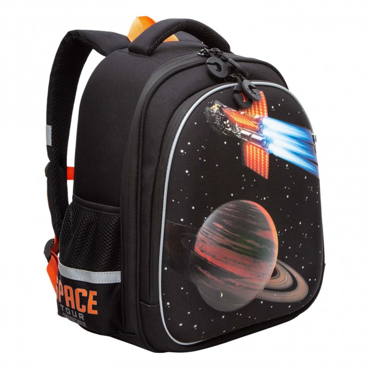 Ранец Grizzly анатомический, SATURN, 36х28х20 см, RAz-387-1/1