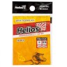 Крючок Helios Pin hook с кольцом №8 цвет BN (10 шт) HS-PH-BN-8