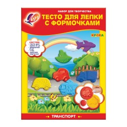 Тесто для лепки Луч Транспорт 6 цветов 360 г 26С 1625-08