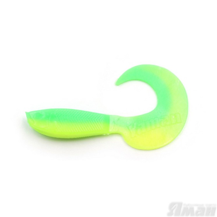 Твистер Yaman Mermaid Tail, 5" цвет 30 - Lime Chartreuse, 5 шт Y-MT5-30