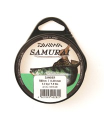 Леска Daiwa Samurai Zander 500м 0,20мм (3,2кг) светло-зеленая
