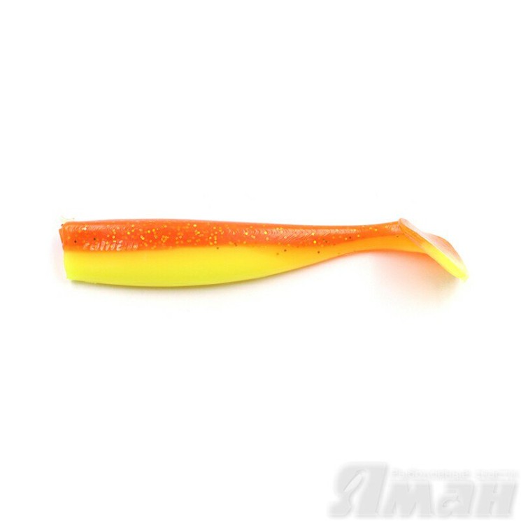Виброхвост Yaman Spry Minnow, 5,5" цвет 25 - Sunshine, 4 шт Y-SM55-25