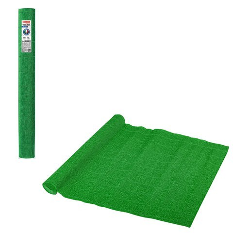 Бумага гофрированная Brauberg Fiore 140 г/м2 зеленая (963) 50х250 см 112578