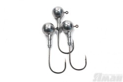 Джиг-головка Шар Яман 3 шт кр Kumho 2312 #4/0 - 45 гр Я-ДШ4/0-45-3