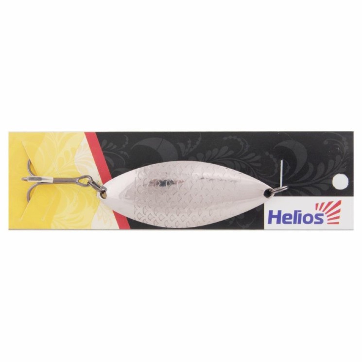 Блесна Helios БИметалл Карась 22 г. Серебро-Латунь
