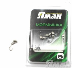 Мормышка Яман муравей с отв., цвет NL, d 3 (5 шт.) Я-МР58