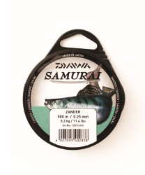 Леска Daiwa Samurai Zander 500м 0,25мм (5,2кг) светло-зеленая