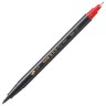 Фломастер кисть Pentel двусторонний черный XSFW34A