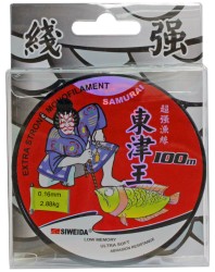 Леска Siweida Samurai (ST3) 100м 0,16 (2,88кг) прозрачная