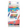 Карандаши цветные трехгранные двусторонние Carioca BiСolor 24 цвета 12 шт 42991