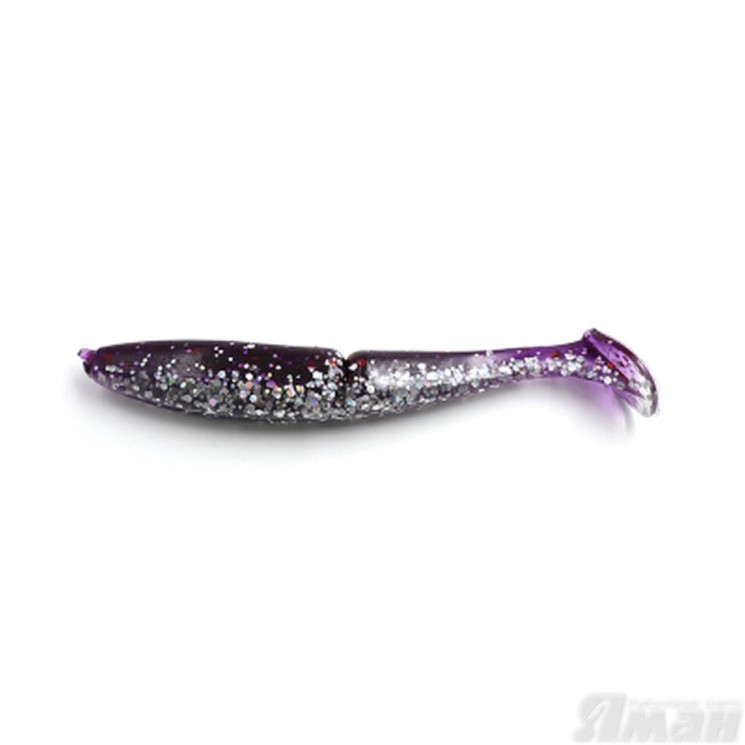 Виброхвост Yaman Mamura, 5", цвет 19 - Silver Violet, 4 шт Y-M5-19