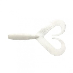 Твистер Yaman PRO Loop-Two, р.2 inch, цвет  #01 - White (уп.10 шт) YP-LT2-01