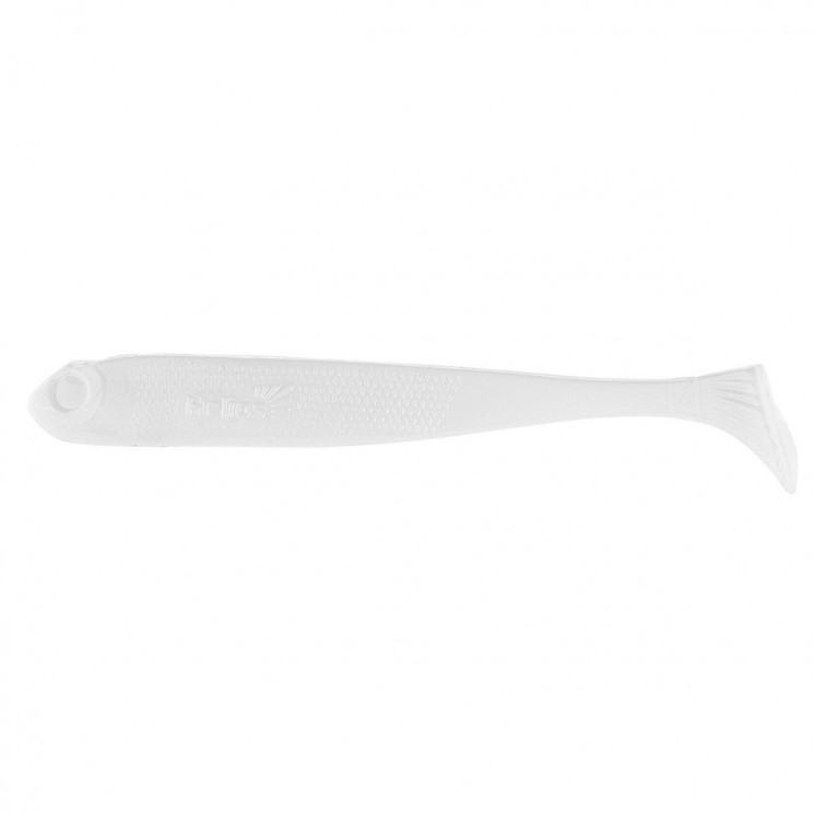 Виброхвост Helios Jumbo 4,95"/12.5 см, цвет White 5 шт HS-7-001