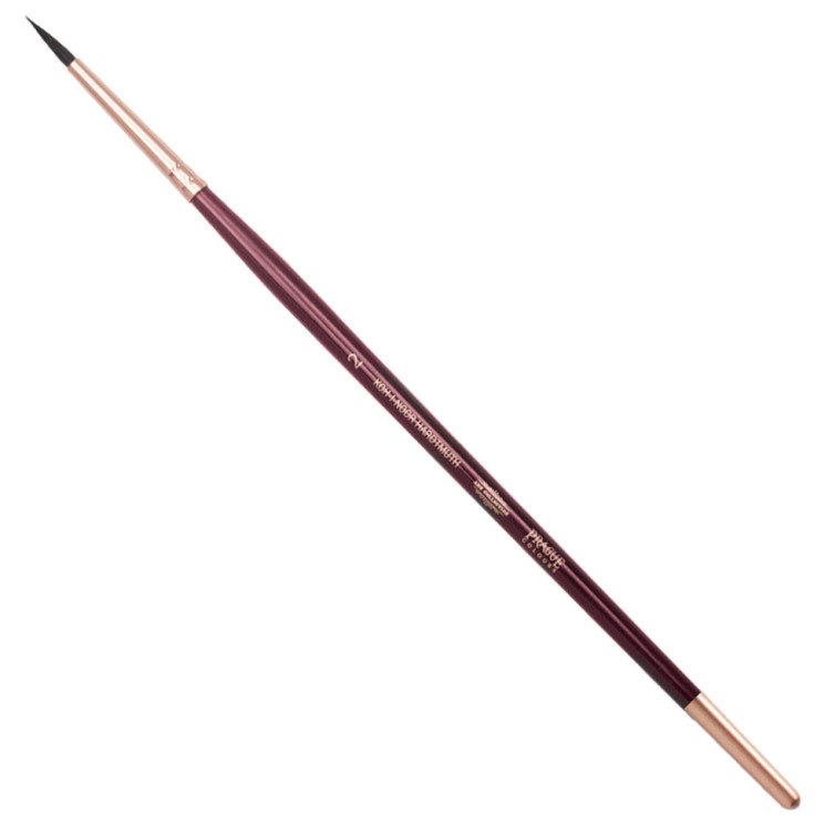Кисть художественная KOH-I-NOOR белка, круглая, №2, короткая ручка 9935002017BL