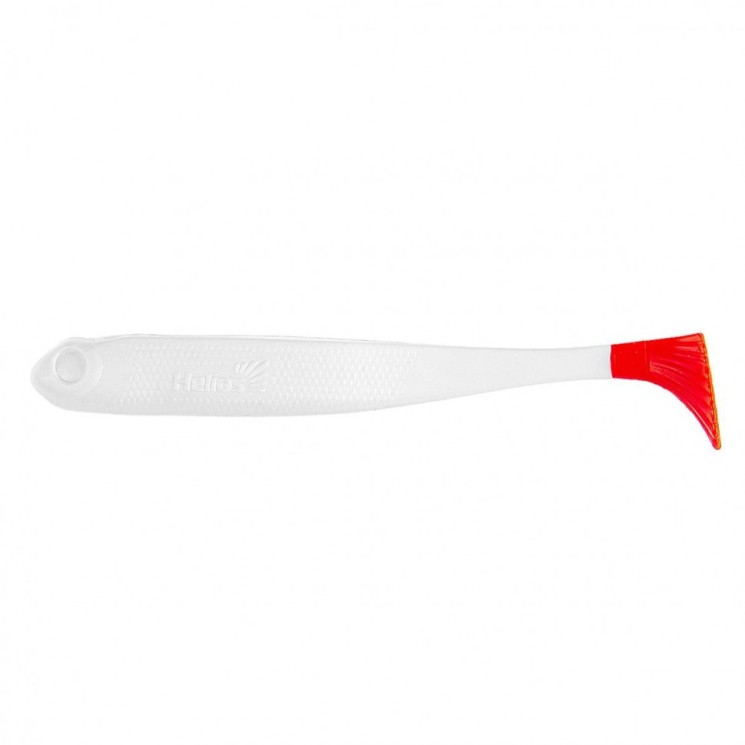 Виброхвост Helios Jumbo 4,95"/12.5 см, цвет White RT 5 шт HS-7/1-003