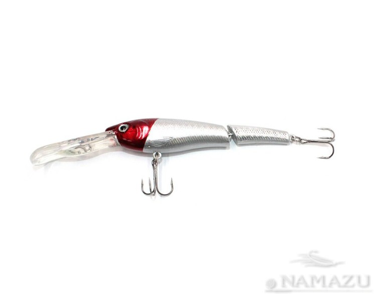Воблер Namazu Jointed Zun Minnow, 130мм, 12,5г, минноу, плавающий (0,5-2,5 м), цвет 2, N39-130-2