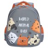 Ранец школьный ортопедический Grizly Пушистые друзья 12 л RAz-086-14/2 (229531)