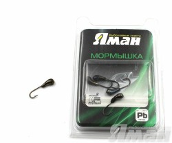 Мормышка Яман уралка с отв., цвет BN, d 3 (5 шт.) Я-МР86