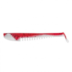 Виброхвост Helios Varuna 4,33"/11см, цвет Red & White 7 шт HS-35-003