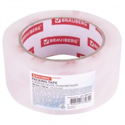 Скотч 48 мм х 100 м прозрачный 45 мкм Brauberg Original 440174 цена за 6 шт