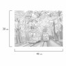 Холст на картоне с контуром Brauberg Art Classic Улочки 30х40 см, грунт, хлопок 191542