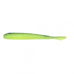 Слаг Yaman PRO Stick Fry, р.1,8 inch, цвет #32 - Black Red Flake/Chartreuse (уп. 10 шт.) YP-SF18-32