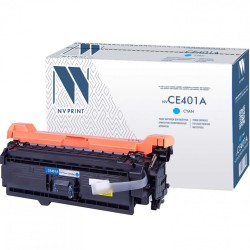 Картридж лазерный NV PRINT NV-CE401A для HP LaserJet Pro голубой ресурс 6000 стр. 362224