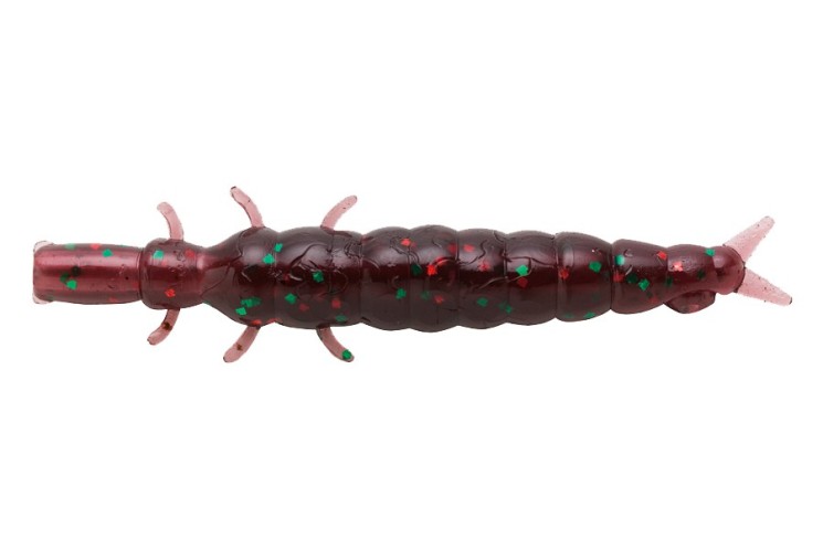 Приманка нимфа Nikko Caddisfly Larvae L 38мм цвет Junebug, 5 шт