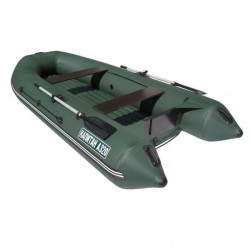 Лодка ПВХ четырехместная с надувным дном и стационарным транцем КАПИТАН А320